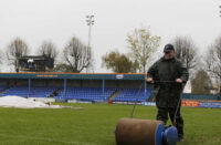 Braintree Town waterlogged pitch