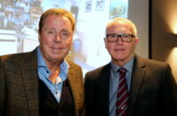 Harry Redknapp with Hamworthy United chairman Steve Harvey