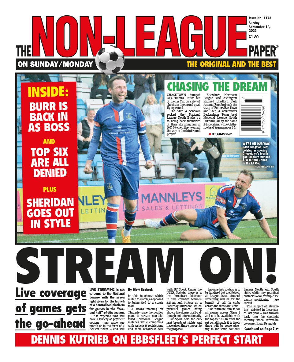 STEP 5 & 6 ACTION - The Non-League Football Paper