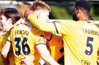 Aldershot Town survived a tough test at FA Trophy giantkillers Sittingbourne PICTURE: Max Flego