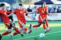 Harvey Smith netted the winner for Whitstable Town in a comeback victory against Whitchurch Alport in the FA Trophy